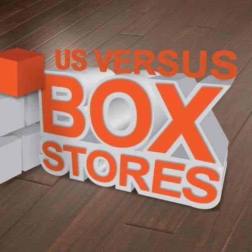 Us Vs Box Stores from Carpet 4 Less in Antioch